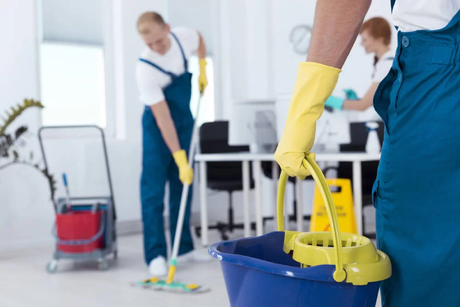 janitorial services cleaning office