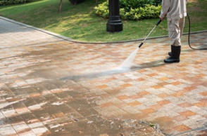 outdoor floor cleaning pressure water